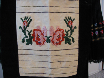 detail of woman's apron from north Bulgaria
