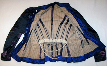 bunjevac croatian woman's costume, jacket inside