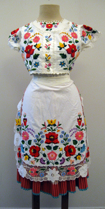 Hungarian woman's folk costume