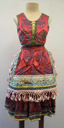 hungarian woman's folk costume