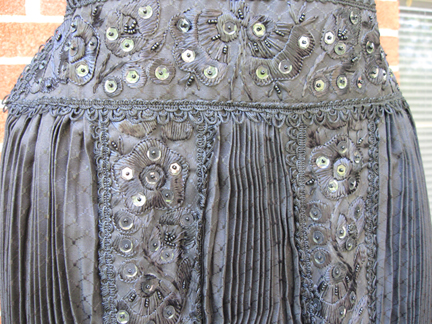 hungarian womans costume waist detail