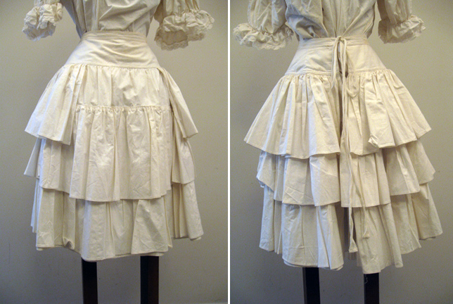 hungarian woman's folk costume petticoat