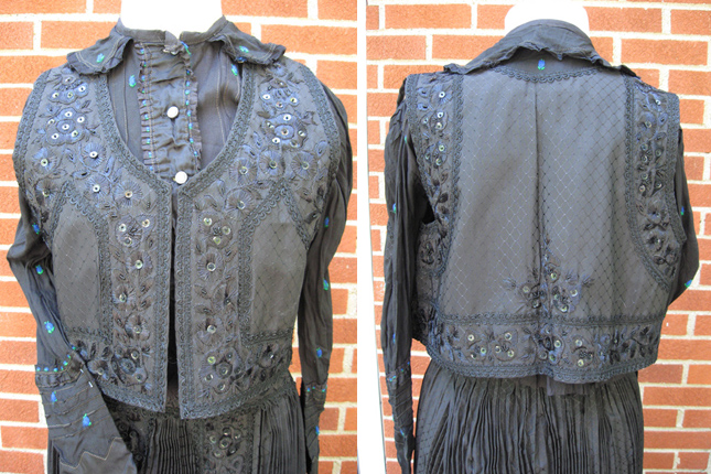 Hungarian woman's folk costume, vest