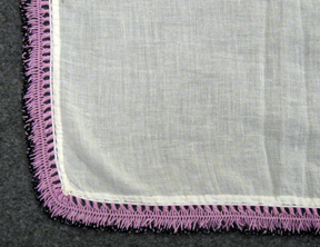 hairpinlace edged scarf 133 detail