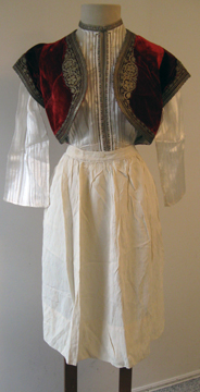 partial woman's costume, Cetinje, Montenegro