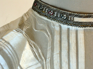 detail of woman's blouse, Cetinje, Montenegro