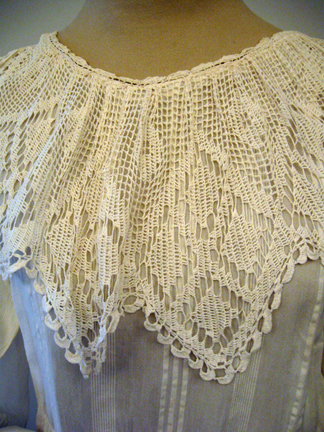serbian folk blouse detail
