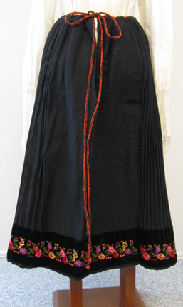 serbian folk ccostume - skirt