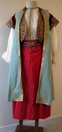 woman's costume, Cetinje, Montenegro
